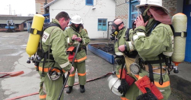 Пожарный поезд станции Прохладная принял участие в полигонном учении
