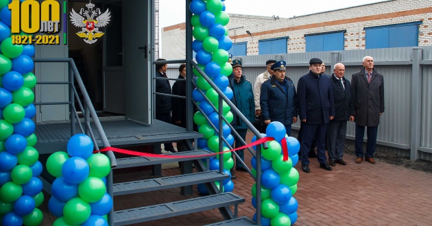 Современное модульное здание пожарного поезда ФГП ВО ЖДТ России станции Брянск-2 введено в эксплуатацию