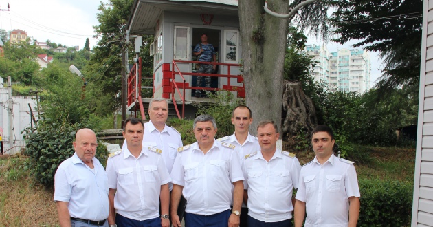 Генеральный директор с рабочим  визитом посетил  Черноморский отряд филиала на Северо-Кавказской железной дороге
