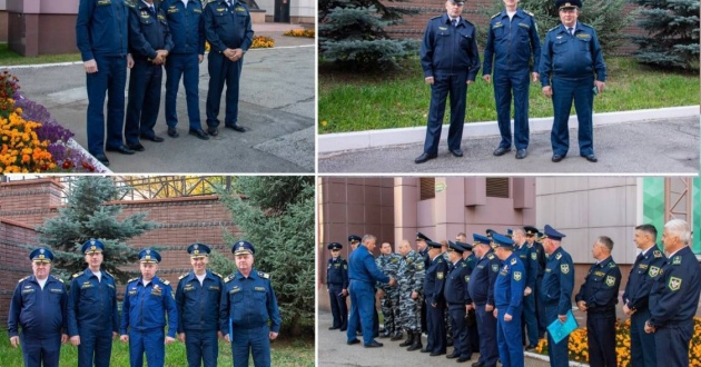 Пожарные ведомственной охраны железнодорожного транспорта Российской Федерации награждены медалями МЧС России