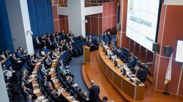 Участие в Общем собрании членов Союза строителей железных дорог