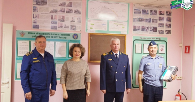 Юбилейные мероприятия в честь 100-летия со Дня образования ведомственной охраны железнодорожного транспорта России проведены в филиале на Северной ж.д.