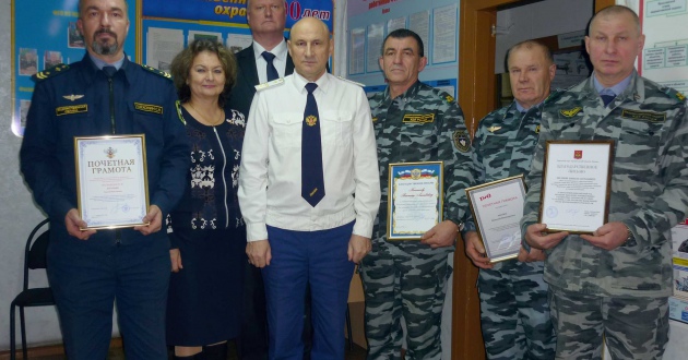 Юбилейные мероприятия в честь 100-летия со Дня образования ведомственной охраны железнодорожного транспорта России проведены в филиале на Северной ж.д.