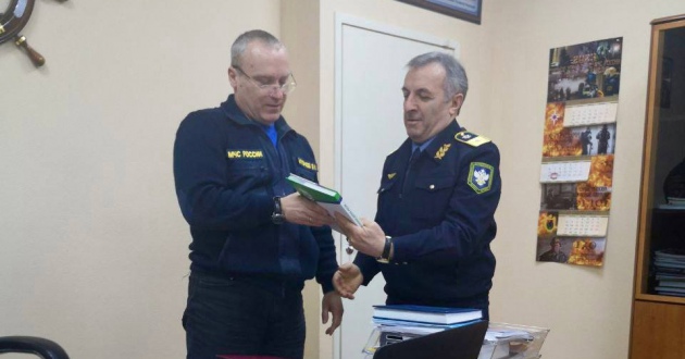 Награждение работников пожарных поездов Санкт-Петербургского отряда в Петрозаводске