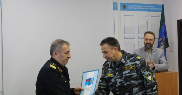 Награждение работников пожарных поездов Санкт-Петербургского отряда в Петрозаводске