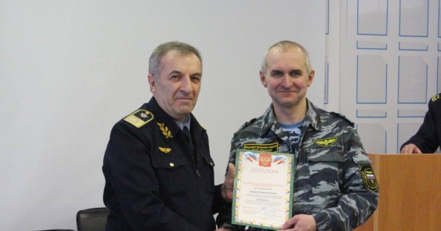 Награждение работников пожарных поездов Санкт-Петербургского отряда в Петрозаводске