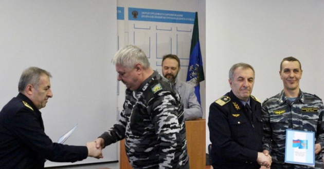 Награждение работников пожарных поездов Санкт-Петербургского отряда в Петрозаводске