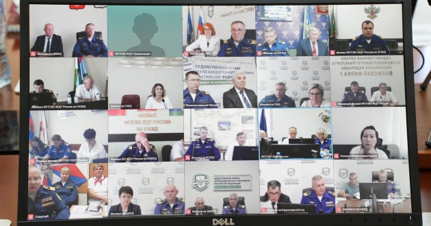 Совместное расширенное заседание по подведению итогов выполнения Коллективного договора ФГП ВО ЖДТ России  за первое полугодие 2024 года